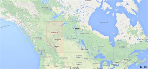 Where is Alberta on map of Canada