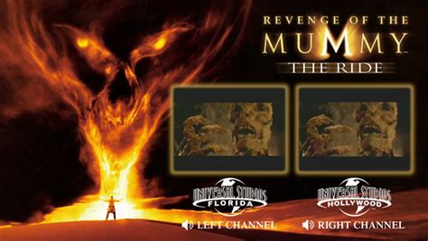 Revenge of the Mummy: The Ride - Promotional Trailer Comparison (Orlando, FL / Hollywood, CA ...