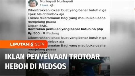 Berita Iklan Penyewaan Trotoar Hari Ini Kabar Terbaru Terkini