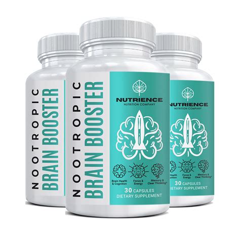 Nootropic Brain Supplement With Ginko Biloba Natural Brain Booster