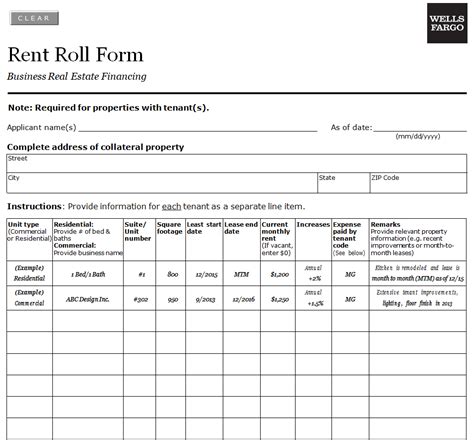 14 Easily Editable Rent Roll Templates Ms Word Templates Show