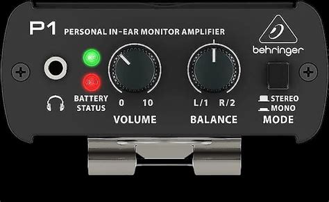 Behringer Powerplay P Personal In Ear Monitor Amplifier Reverb