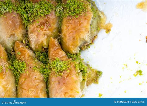 Baklava Turque De Sobiyet De Dessert Photo Stock Image Du