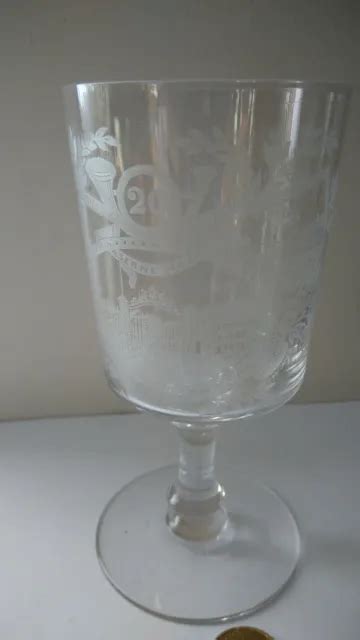 VERRE CRISTAL BACCARAT Vessiere Caserne Haxo Souvenir Baccarat