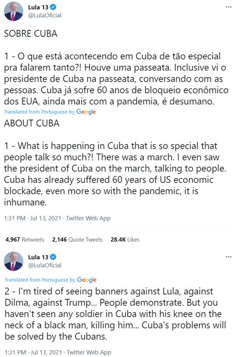 ☀️👀 on Twitter: "here is why Lula's victory is important not just for ...