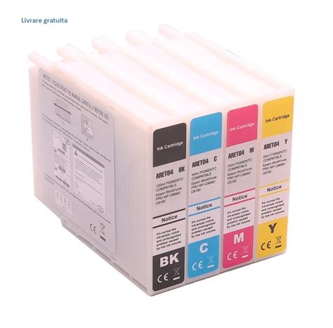 Set Cartuse Compatibile Epson Workforce Wf C Pro Wf C Pro