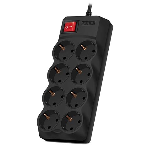 SVEN Optima Pro Сетевой фильтр 8 розеток, 2200Вт