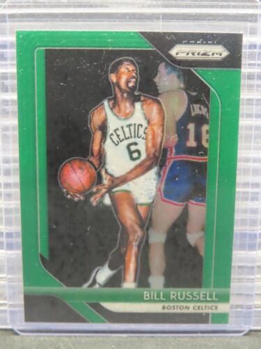 2018 19 Panini Prizm Bill Russell Green Prizm 25 Boston Celtics EBay