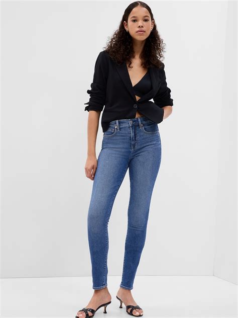 High Rise True Skinny Jeans Gap