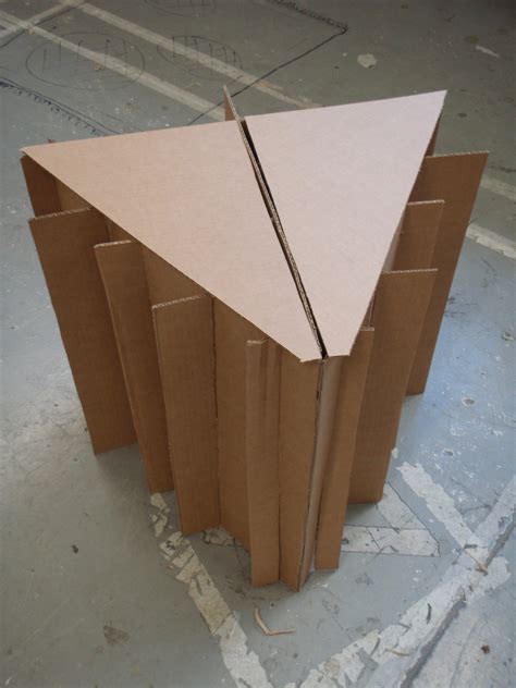 Cardboard Chair project by Ben Millett at Coroflot.com