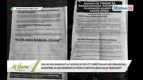 At Home With GMA Regional TV Pagpapirma Sa Mga Residente Sa Cagayan De