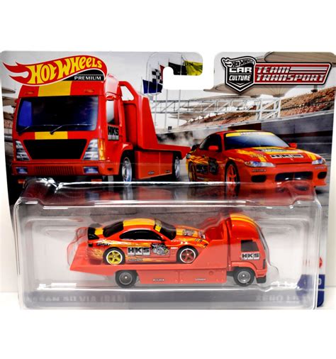 Hot Wheels Car Culture Team Transport Hks Racing Nissan Silvia