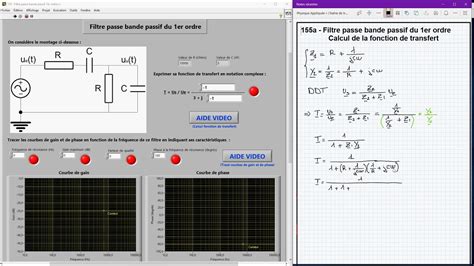 A Filtre Passe Bande Passif Du Er Ordre Calcul Fonction De