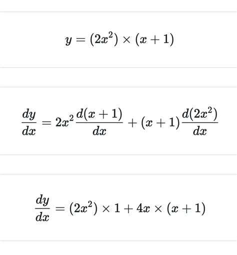 Product Rule Examples