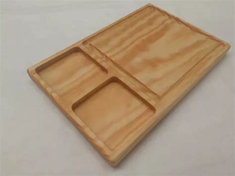 Tabla Plato Madera Pino 2 Cm Asado 24 X 35cm Jgo 10 Pzas Envío gratis