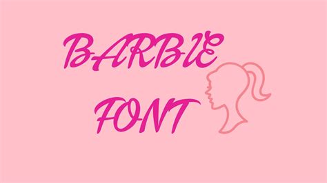 Barbie Font Free Download