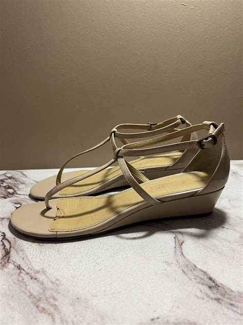 Splendid Women S Nude Thong Wedge Sandals Shoes Size Gem