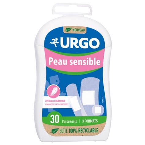 URGO Peau Sensible 3 Formats 30 Pansements Pharmacie En Ligne