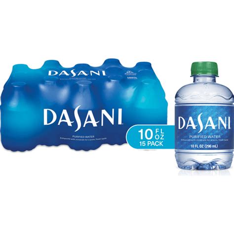 Dasani Purified Water Bottles 10 Fl Oz 15 Pack Water Reasors