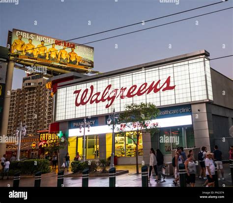 Walgreens Pharmacy On The Las Vegas Strip Nevada Usa September 2018