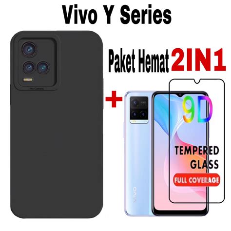 Jual Paket 2IN1 Case VIVO Y33S Y33T Y21 Y21S Y21T Y21A Liquid Square