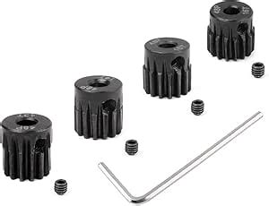 Amazon Hobbypark Metal Steel P Pinion Gear Set Mm Shaft