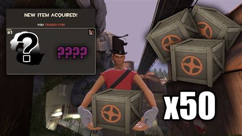 Tf2 50 Crates Unboxing Unusual Unboxed Youtube