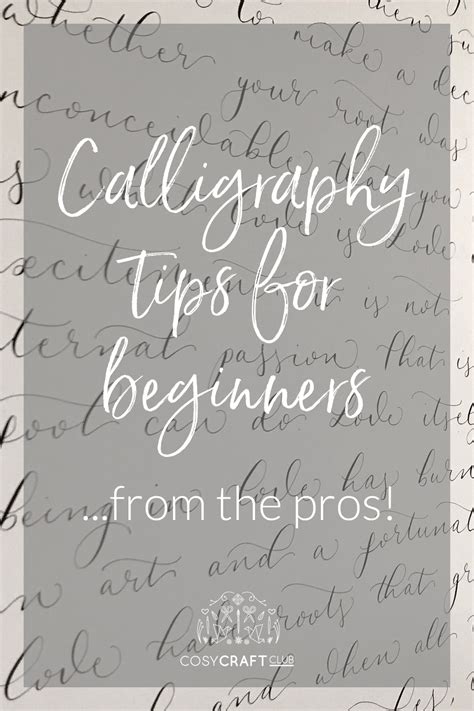 Top Calligraphy Tips For Beginners Artofit