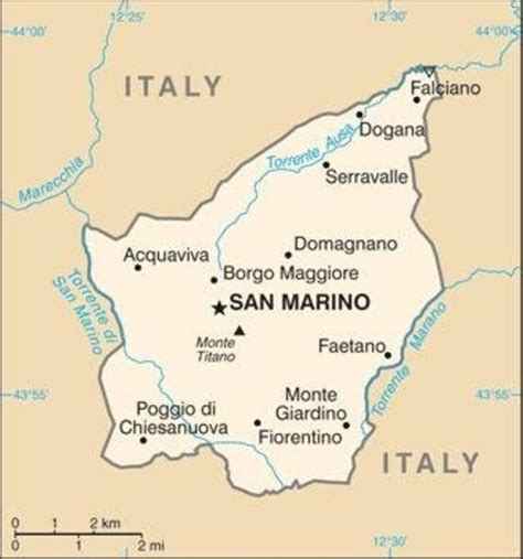 San Marino Map