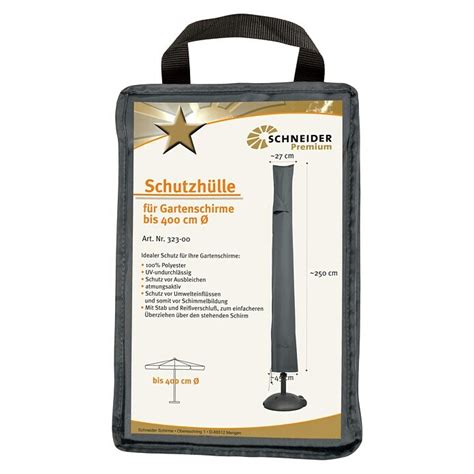 Schneider Schirm Schutzh Lle Polyester Passend F R Sonnenschirme Bis