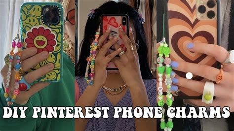 Diy Pinterest Phone Charms Easy Affordable Youtube