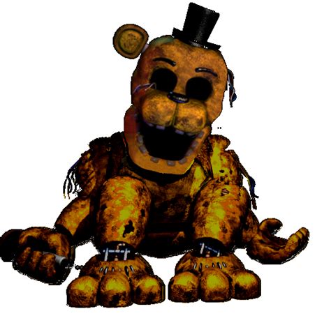 Ucn Withered Golden Freddy Full Body By Will220 On Deviantart