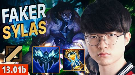 O FAKER É INSANO DE SYLAS T1 Faker jogando de Sylas MID vs Syndra