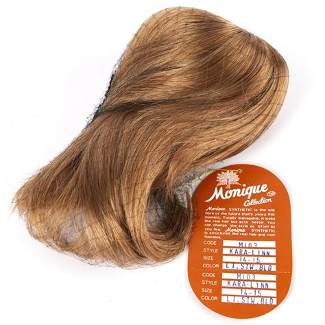 Monique Modacrylic Light Strawberry Blonde Kara Lynn Doll Wig Doll Hair Doll Supplies