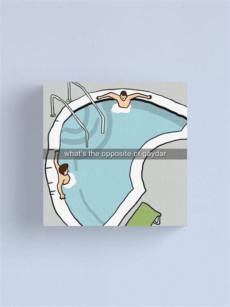 Two Bros Chilling In A Hot Tub Five Feet Apart Cause They Re Not Gay Canvas Print For Sale By