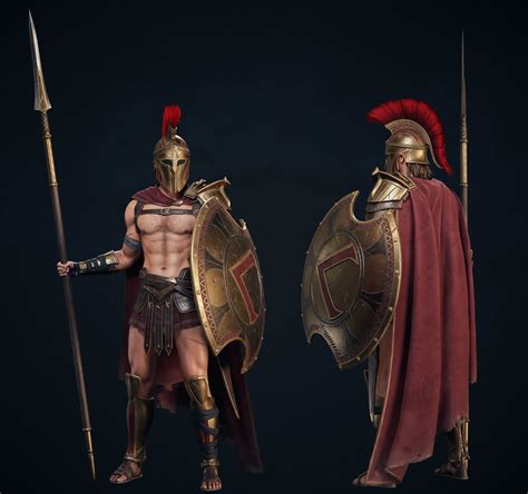 Spartan Hoplite - 3D Model by RyanReos