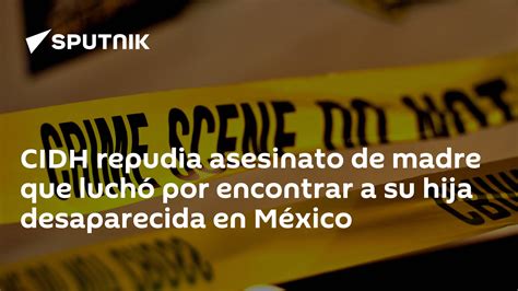 Cidh Repudia Asesinato De Madre Que Luchó Por Encontrar A Su Hija