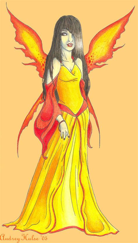 Fire Faerie by DaturaDraws on DeviantArt