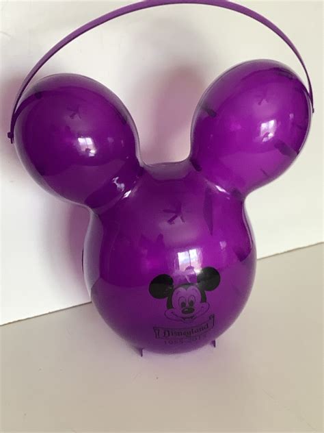 Disney Parks Exclusive Mickey Mouse 60th Purple Balloon Popcorn Bucket Ebay