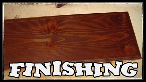 Conditionning And Staining Pine YouTube