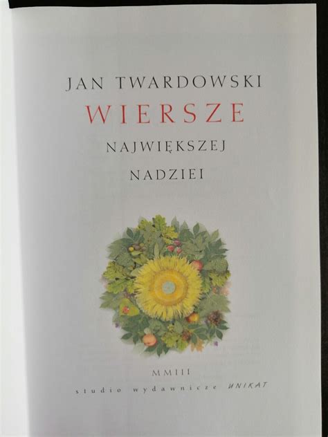 Ks Jan Twardowski Wiersze Prezent na gwiazdkę Łódź Kup teraz na