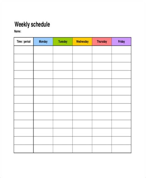 Free Printable Workout Charts - FREE PRINTABLE TEMPLATES