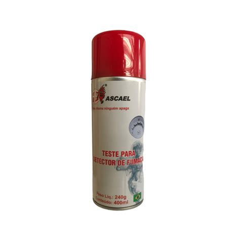 Spray Teste Detector de Fumaça 400ml Ascael