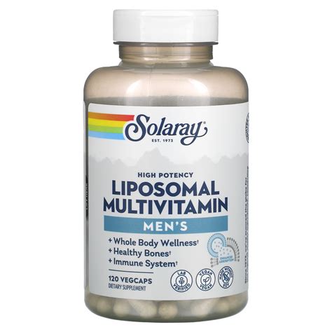 Solaray High Potency Men S Liposomal Multivitamin Vegcaps