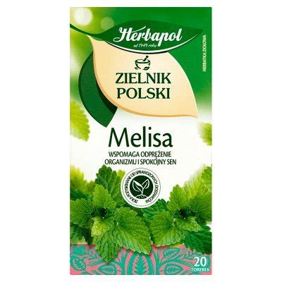 Herbapol Zielnik Polski Herbatka ziołowa melisa 40 g 20 x 2 g E Leclerc