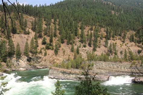 Kootenai Falls - A Suspension Bridge and Plate Tectonics