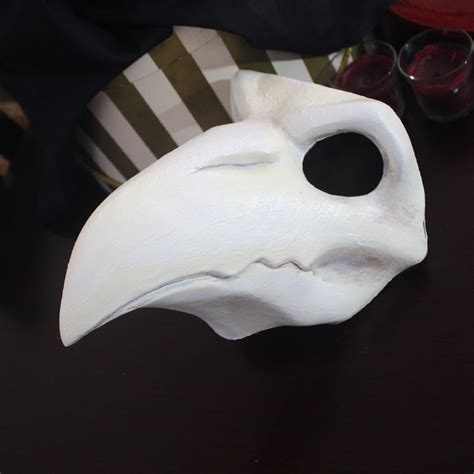 Raven Skull Mask Nevermore Inspired Mask Wearable Etsy