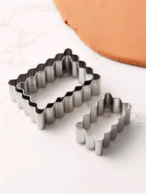 Fluted Rectangle Cookie Cutter Set The Peppermill