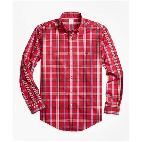 Brooks Brothers Non Iron Madison Fit Signature Tartan Sport Shirt