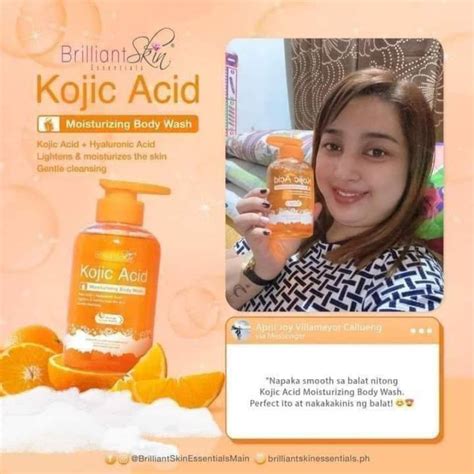 Brilliant Skin Kojic Acid Moisturizing Body Wash Promo Sale Shopee